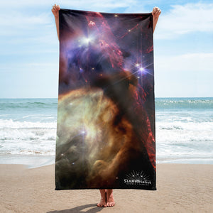 JWST Rho Ophiuchi Beach Towel