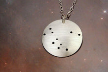Load image into Gallery viewer, Northern Constellation Pinhole Sterling Silver Necklace