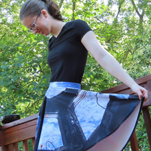 Load image into Gallery viewer, Earth from the ISS Cupola Skater Skirt