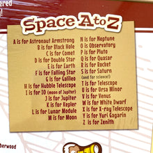 Load image into Gallery viewer, Space A to Z Wooden Puzzle &amp; Playset