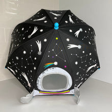 Load image into Gallery viewer, Astronaut Space Color-Changing 3D Kids Umbrella