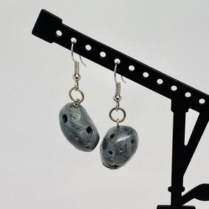 Asteroid Dangle Clay Earrings