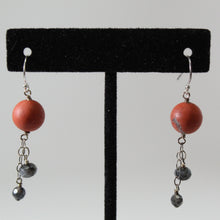 Load image into Gallery viewer, Mars + Moons Dangle Earrings