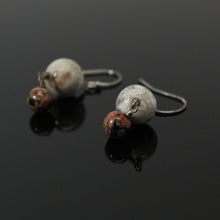 Load image into Gallery viewer, Pluto + Charon Dangle Earrings