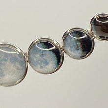 Load image into Gallery viewer, Super Moon Phases Curved Necklace