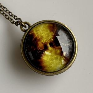 Voyager Golden Record Double-Sided Necklace