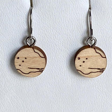 Load image into Gallery viewer, Mars Wood Earrings