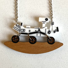 Load image into Gallery viewer, Mars Perseverance Rover + Ingenuity Helicopter Necklace