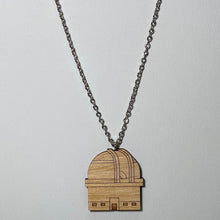 Load image into Gallery viewer, Observatory Wooden Laser Cut Necklace
