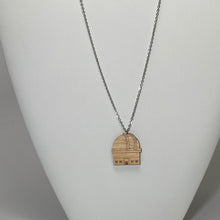 Load image into Gallery viewer, Observatory Dome Wood Necklace