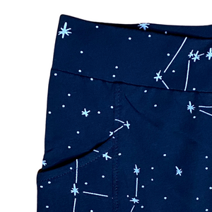 Constellation Glow-In-The-Dark Print Pocket Leggings