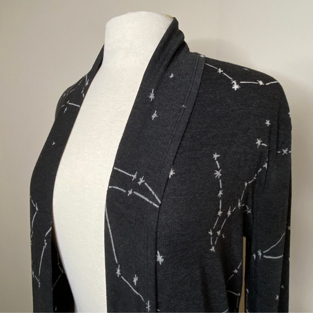 Constellation Pattern Lightweight Cardigan