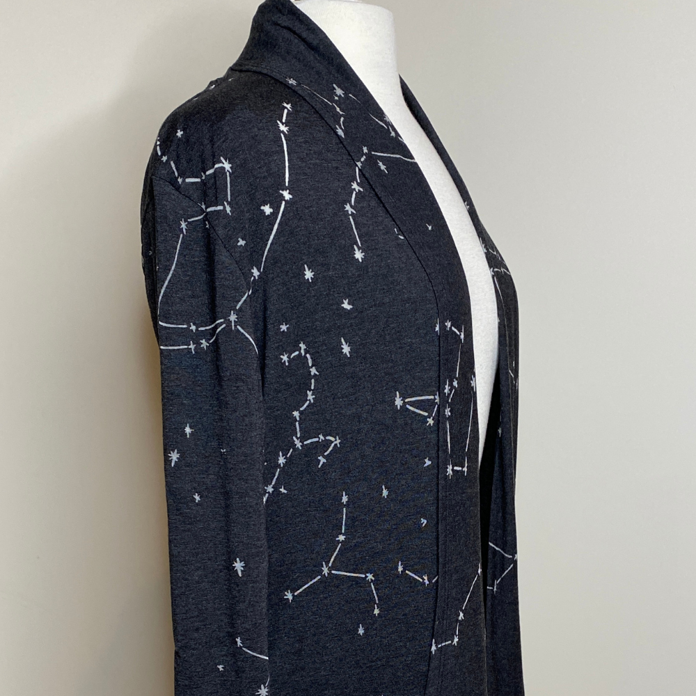 Star Jacquard Cropped Cardigan | Short Sentence