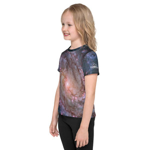 M83 Spiral Galaxy by Hubble Kids T-Shirt (Toddler–Teen)