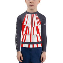 Load image into Gallery viewer, Dare Mighty Things Mars 2020 Parachute Kids Rash Guard (Toddler to Teen)