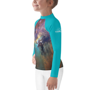 Lagoon Nebula Kids Rash Guard (Toddler to Teen)