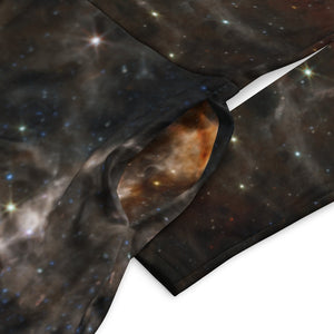 JWST Tarantula Nebula Long Sleeve Midi Dress with Pockets