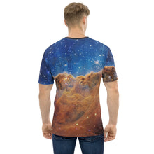 Load image into Gallery viewer, JWST Cosmic Cliffs NGC 3324 Carina Nebula Straight Cut T-Shirt