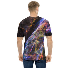 Load image into Gallery viewer, Cosmic Veil Nebula Straight Cut T-Shirt