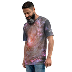 M83 Spiral Galaxy by Hubble Straight Cut T-Shirt