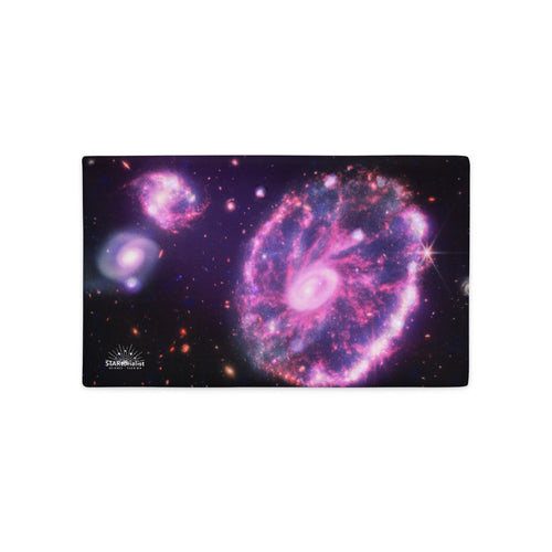 JWST Chandra Cartwheel Galaxy Pillow Case