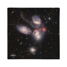 Load image into Gallery viewer, JWST Stephan&#39;s Quintet Galaxy Cluster Pillow Case