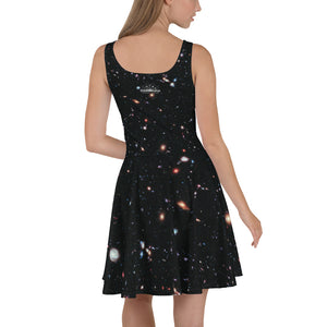 Hubble eXtreme Deep Field Skater Dress