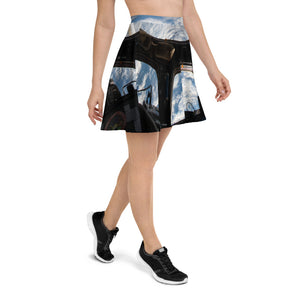 Earth from the ISS Cupola Skater Skirt