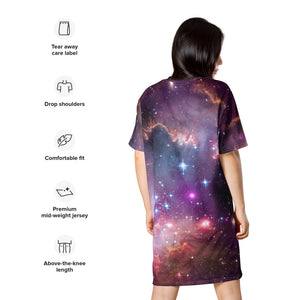 NGC 602 Nebula T-Shirt Dress
