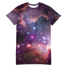 Load image into Gallery viewer, NGC 602 Nebula T-Shirt Dress