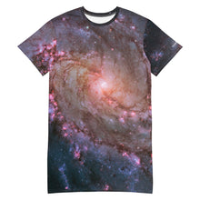 Load image into Gallery viewer, M83 Spiral Galaxy T-Shirt Dress