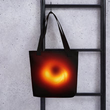 Load image into Gallery viewer, Magnetic Black Hole Shadow Tote Bag