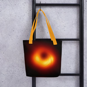 Magnetic Black Hole Shadow Tote Bag