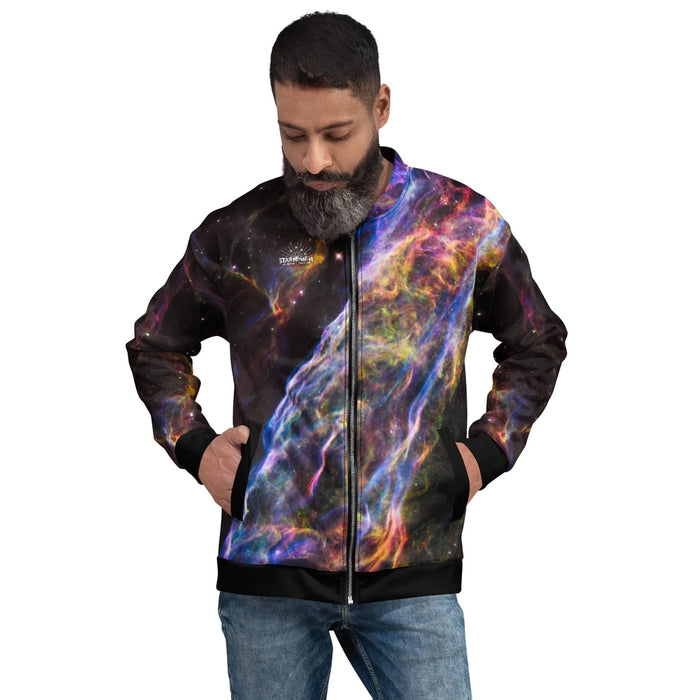 Cosmic Veil Nebula Light Jacket