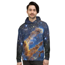 Load image into Gallery viewer, JWST Pillars of Creation Unisex Hooded Sweatshirt