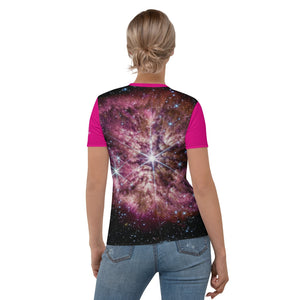 Astronomy on Tap "Carly" JWST WR 124 Fitted T-Shirt