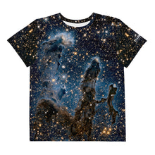 Load image into Gallery viewer, Pillars of Creation in Infrared by Hubble Kids T-Shirt (Toddler–Teen)