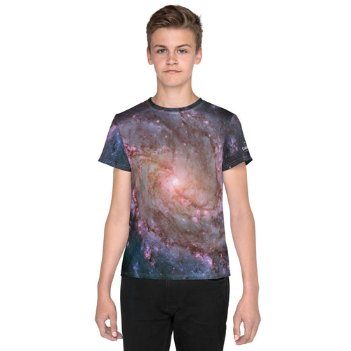 M83 Spiral Galaxy by Hubble Kids T-Shirt (Toddler–Teen)