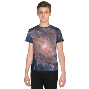 M83 Spiral Galaxy by Hubble Kids T-Shirt (Toddler–Teen)