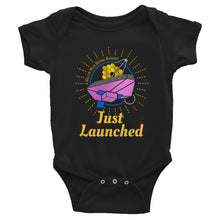 Load image into Gallery viewer, JWST Beyond Midnight &quot;Just Launched&quot; Baby Bodysuit