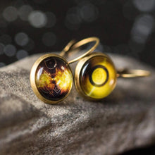 Load image into Gallery viewer, Voyager Golden Record Mismatched Earrings