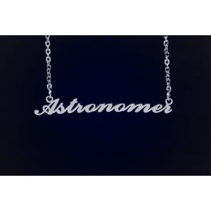 Astronomer Nameplate Necklace