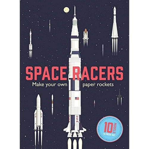 Space Racers DIY Paper Rocket Book