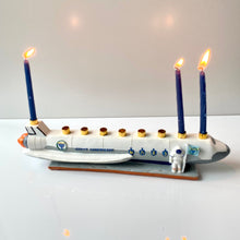 Load image into Gallery viewer, Space Shuttle Menorah