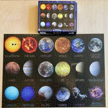 Load image into Gallery viewer, Solar System Objects 1000-Piece Puzzle