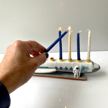 Load image into Gallery viewer, Space Shuttle Menorah