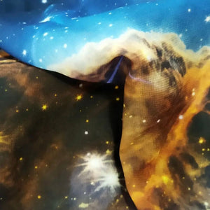 JWST Carina Nebula Chiffon Scarf