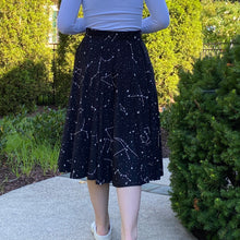 Load image into Gallery viewer, Constellations Glow-In-The-Dark Twirl Skirt