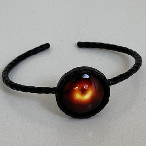 Black Hole Shadow Bangle Bracelet