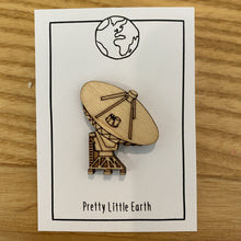 Load image into Gallery viewer, VLA Radio Telescope Wood Pin